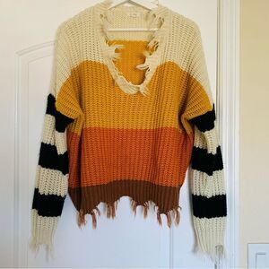 Boutique La Miel (WildFox Inspired) Chunky Knit Sweater | Size: M/L